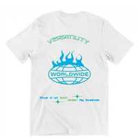 White Tee (Worlwide - Blue / Green)