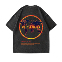 Washed Black  Tee - Versatility