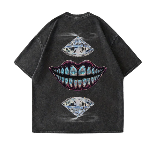 Washed Black tee  - 