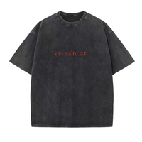 Washed Black  Tee - Versatility