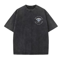 Washed Black tee  - "Rarity is your value"