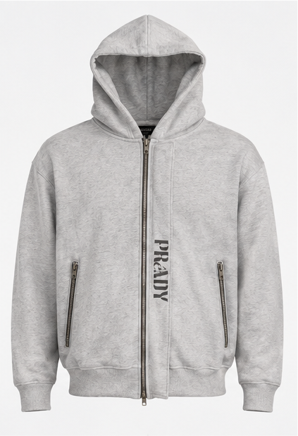 Grey Heavyweight Hoodie