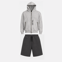 Grey Heavyweight Hoodie + Grey Scuba Shorts